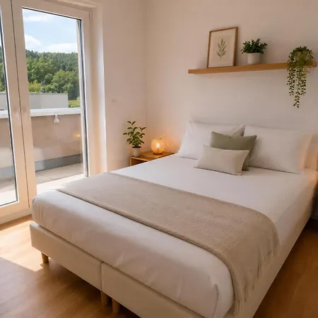 Apartment Penthouse - Dachgarten - 3 Beds - Fast Wifi Trier
